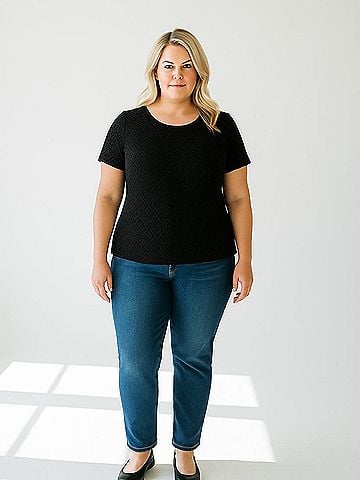 Market and Spruce Short Sleeve Top (view 2)