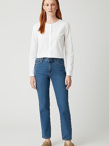 H By Halston Long Sleeve Blouse (view 2)