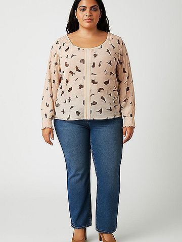 LC Lauren Conrad Long Sleeve Blouse (view 2)
