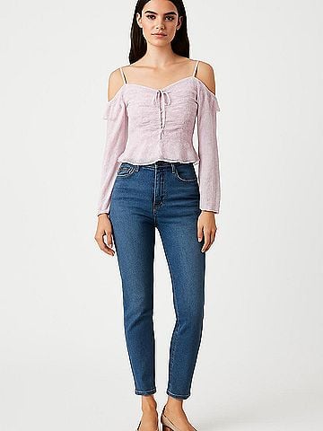 ASTR The Label 3/4 Sleeve Blouse (view 2)