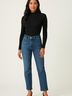 Nisan 100% Polyester Solid Black Long Sleeve Top Size EU 36 / US 6 (estimated) - photo 2
