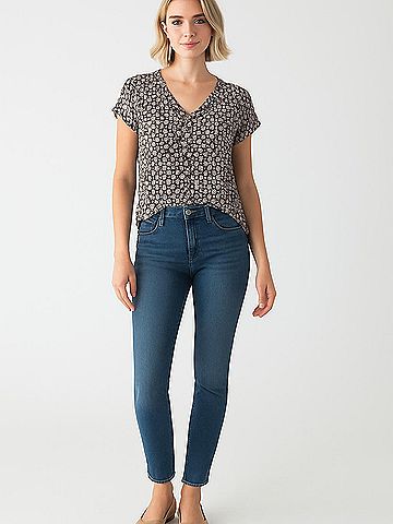 PREMISE Short Sleeve Blouse (view 2)