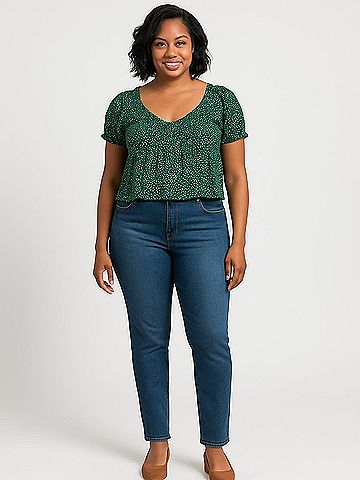 LA Hearts Short Sleeve Top (view 2)