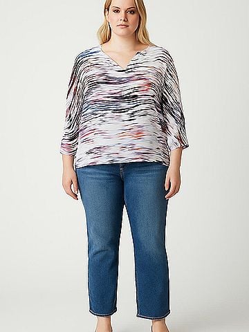 Jennifer Lopez 3/4 Sleeve Blouse (view 2)