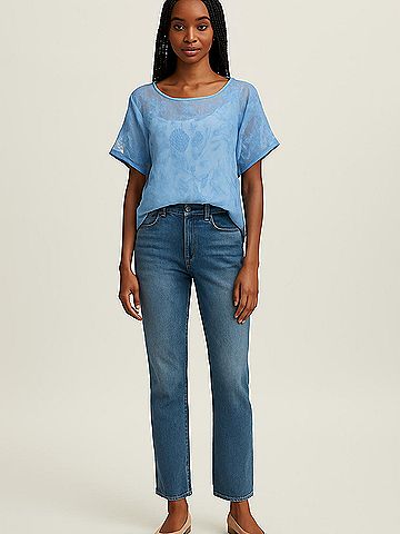Sundance Short Sleeve Blouse (view 2)