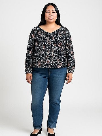 Lovestitch 3/4 Sleeve Blouse (view 2)