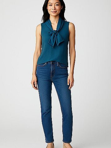 Bar III Sleeveless Blouse (view 2)