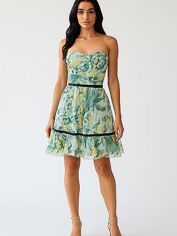 Elizabeth and James Cocktail Dress (view 2)
