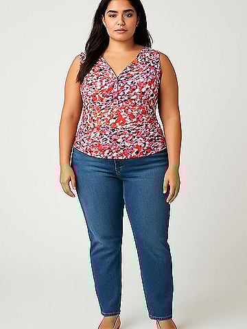 Classiques Entier Sleeveless Silk Top (view 2)