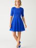 ML Monique Lhuillier Blue Cocktail Dress Size 4 - photo 2
