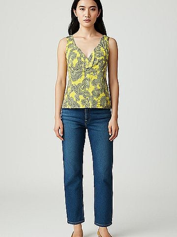 Akemi + Kin Sleeveless Blouse (view 2)