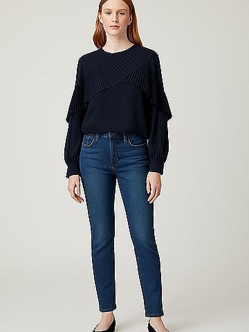Chelsea28 Long Sleeve Blouse (view 2)