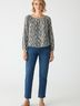 Do & Be 100% Polyester Silver Long Sleeve Blouse Size S - photo 2