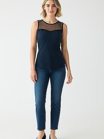 Elizabeth and James Sleeveless Top (view 2)