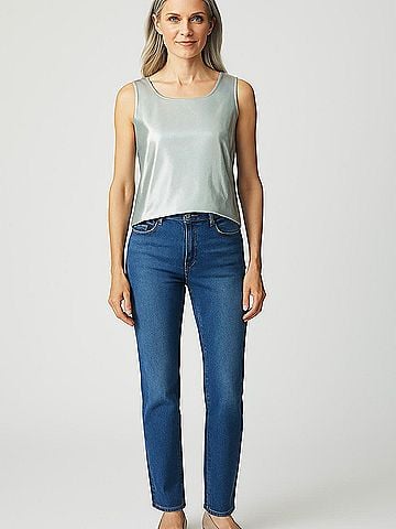 Allegra K Sleeveless Blouse (view 2)