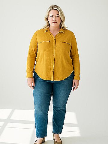 Porridge Long Sleeve Blouse (view 2)