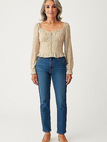 ASTR The Label Long Sleeve Blouse (view 2)