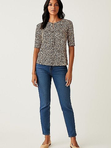 PREMISE Short Sleeve Top (view 2)