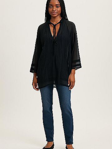 Malia Mills 3/4 Sleeve Blouse (view 2)