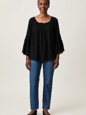 Elan 3/4 Sleeve Blouse (view 2)