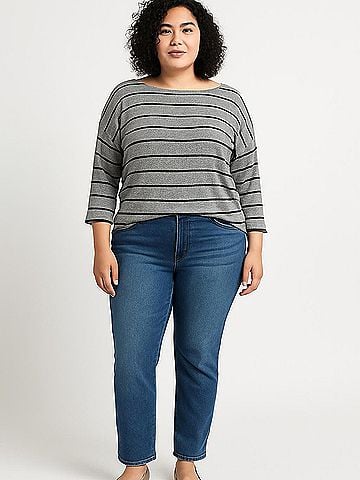 Pomelo 3/4 Sleeve Top (view 2)