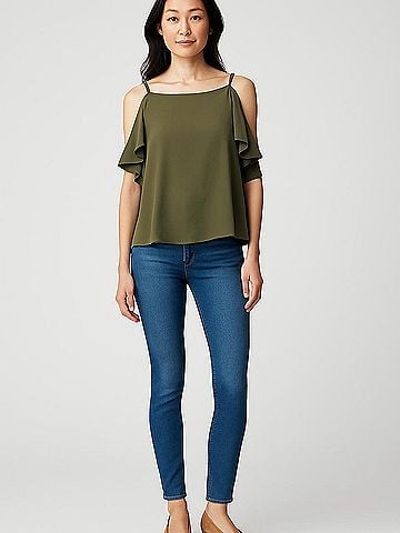 Bar III Sleeveless Blouse (view 2)
