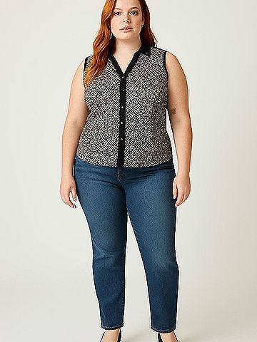 Apt. 9 Sleeveless Blouse (view 2)