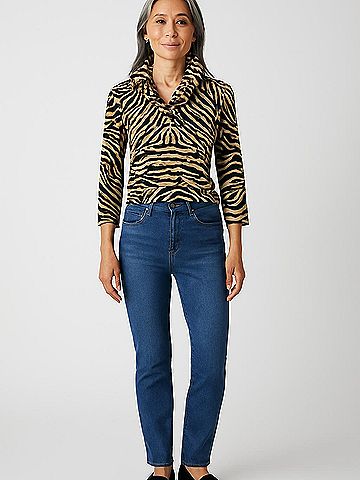 J. McLaughlin 3/4 Sleeve Blouse (view 2)