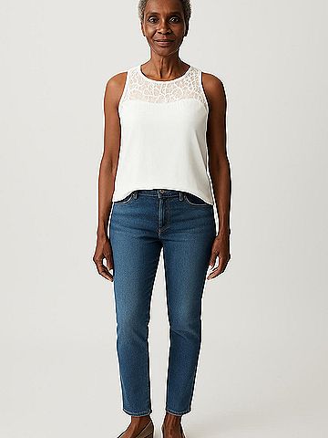 Lucky in Love Sleeveless Blouse (view 2)