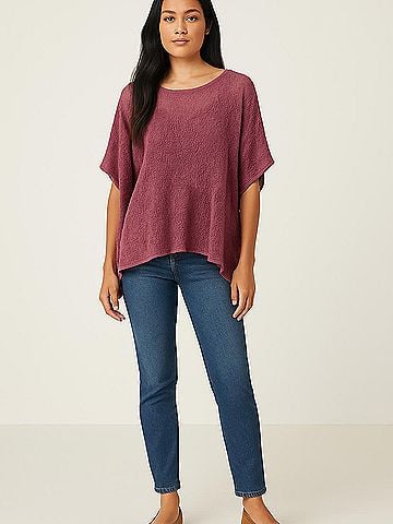 Akemi + Kin 3/4 Sleeve Blouse (view 2)