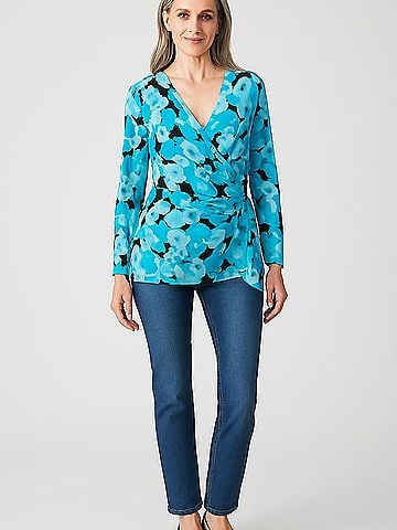 Anne Klein Long Sleeve Top (view 2)