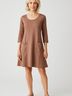 Fresh Produce 100% Cotton Brown Casual Dress Size S - photo 2