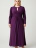 Mac Duggal 100% Polyester Purple Cocktail Dress Size 20 - photo 2