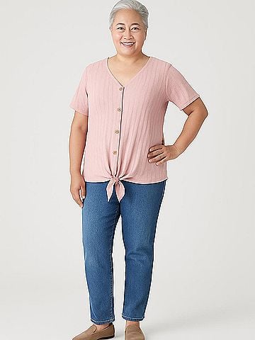 Weatherproof Short Sleeve Blouse (view 2)
