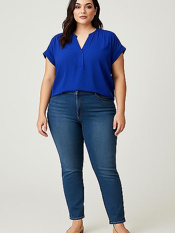 Apt. 9 Short Sleeve Blouse (view 2)