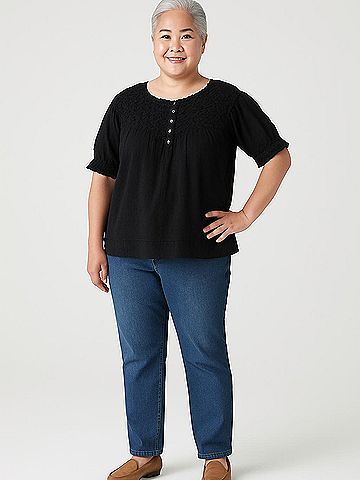Sundance Short Sleeve Blouse (view 2)