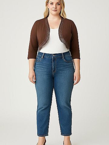 R&M Richards 3/4 Sleeve Top (view 2)