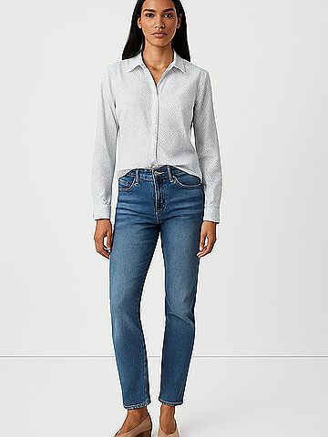 Frank & Eileen Long Sleeve Blouse (view 2)