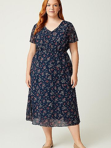 Woman Within Casual Dress (view 2)