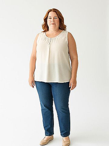 LC Lauren Conrad Sleeveless Blouse (view 2)