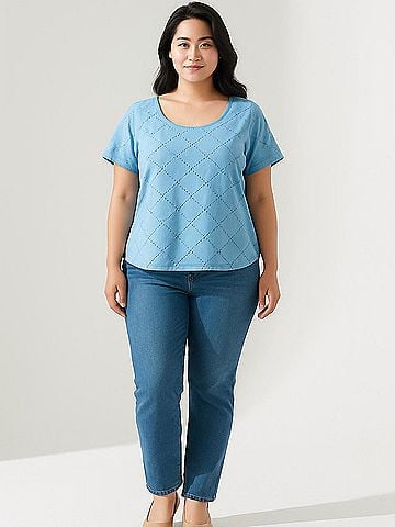 For Cynthia Short Sleeve Blouse (view 2)