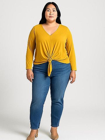 ASTR The Label 3/4 Sleeve Top (view 2)
