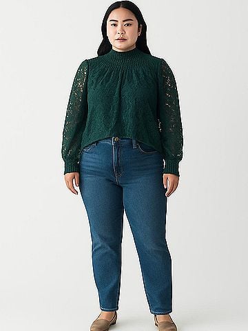 Cable & Gauge Long Sleeve Blouse (view 2)