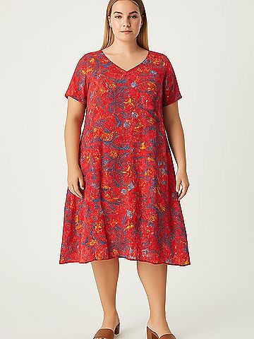 Woman Within Casual Dress (view 2)
