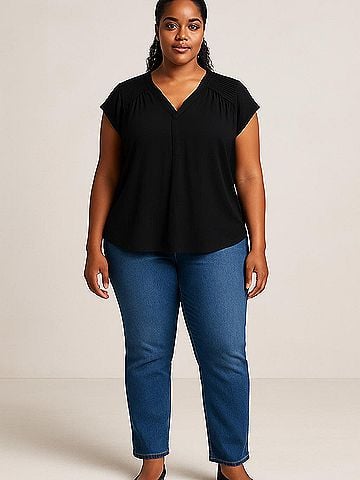 Daniel Rainn Short Sleeve Blouse (view 2)
