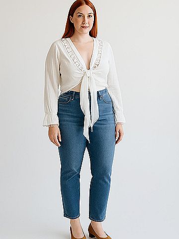 Elan Long Sleeve Blouse (view 2)