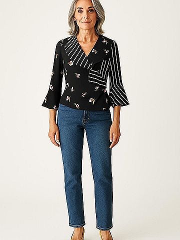 Lord & Taylor 3/4 Sleeve Blouse (view 2)