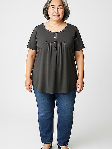 Zenana Short Sleeve Top (view 2)
