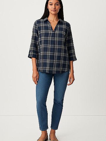 Simply Noelle 3/4 Sleeve Blouse (view 2)
