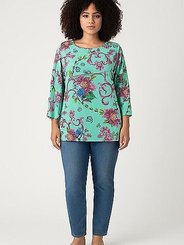 Karlie 3/4 Sleeve Blouse (view 2)